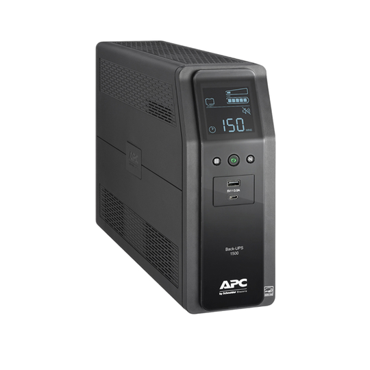 APC Back-UPS Pro, 1500VA/900W, 10 AC outlets (BR1500MS2)