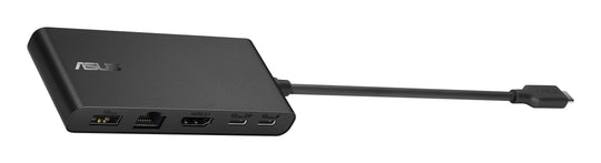 ASUS Dual 4K USB-C Dock DC201 Wired USB 3.2 Gen 2 (3.1 Gen 2) Type-C Black (90XB094N-BDS000)