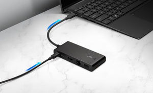 ASUS Dual 4K USB-C Dock DC201 Wired USB 3.2 Gen 2 (3.1 Gen 2) Type-C Black (90XB094N-BDS000) - Cartouches Certifiees
