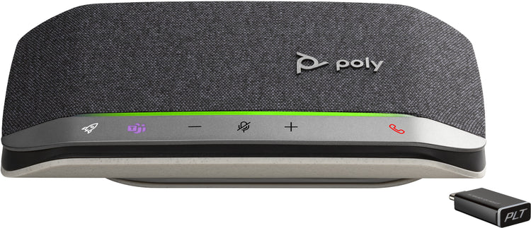 HP Poly Sync 20+ Microsoft Teams Certified USB-C Speakerphone haut-parleur Téléphone mobile / PC USB/Bluetooth Argent - Image 1