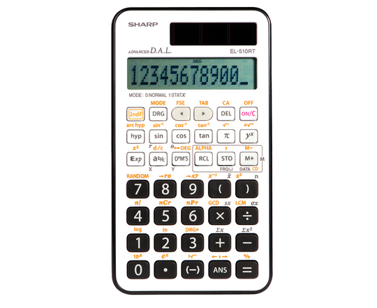 SHARP EL510RT 160 Function 10+1 Display Scientific Calculator