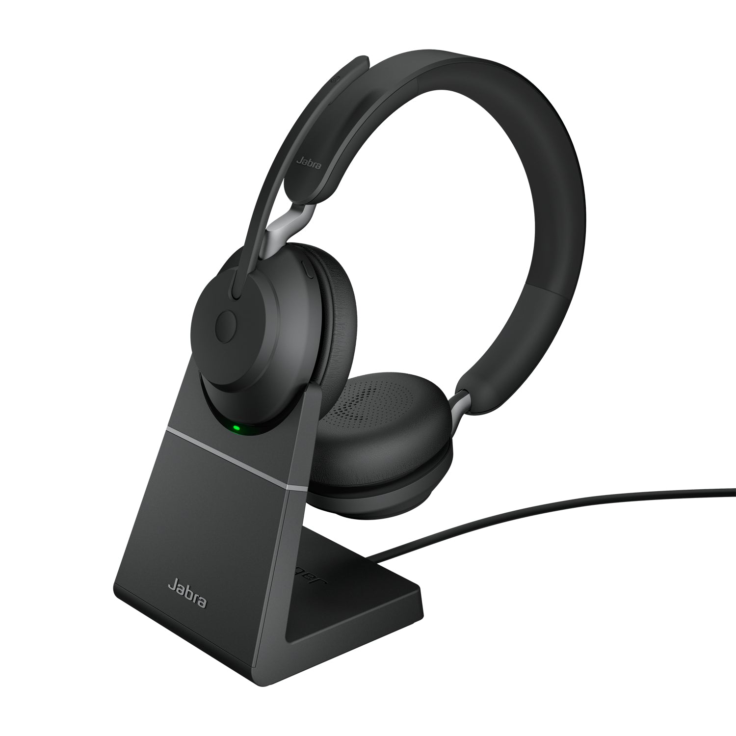 Jabra 26599-989-989-01 casque Sans fil Arceau Bureau/Centre d'appels Bluetooth Socle de chargement Noir - Image 1
