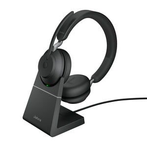 Jabra 26599-989-989-01 casque Sans fil Arceau Bureau/Centre d'appels Bluetooth Socle de chargement Noir - Image 1