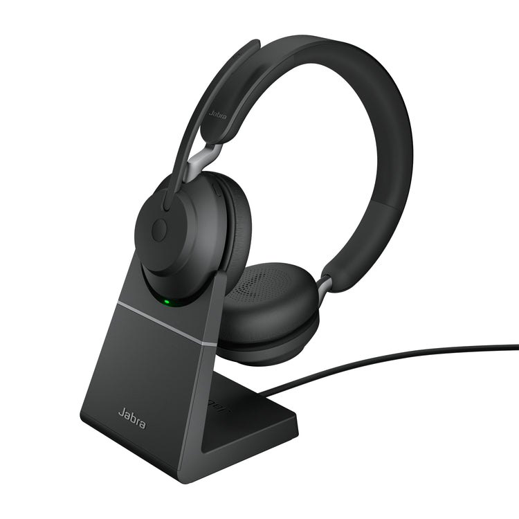 Jabra 26599-989-989-01 casque Sans fil Arceau Bureau/Centre d'appels Bluetooth Socle de chargement Noir - Image 1