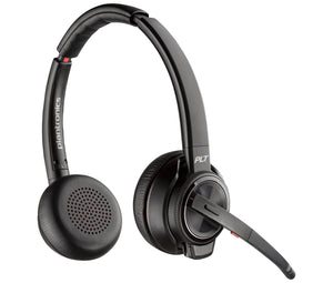 HP Poly Savi 8220 UC DECT 1920-1930 MHz USB-A Headset Sans fil Arceau Bureau/Centre d'appels Bluetooth Socle de chargement Noir - Image 3
