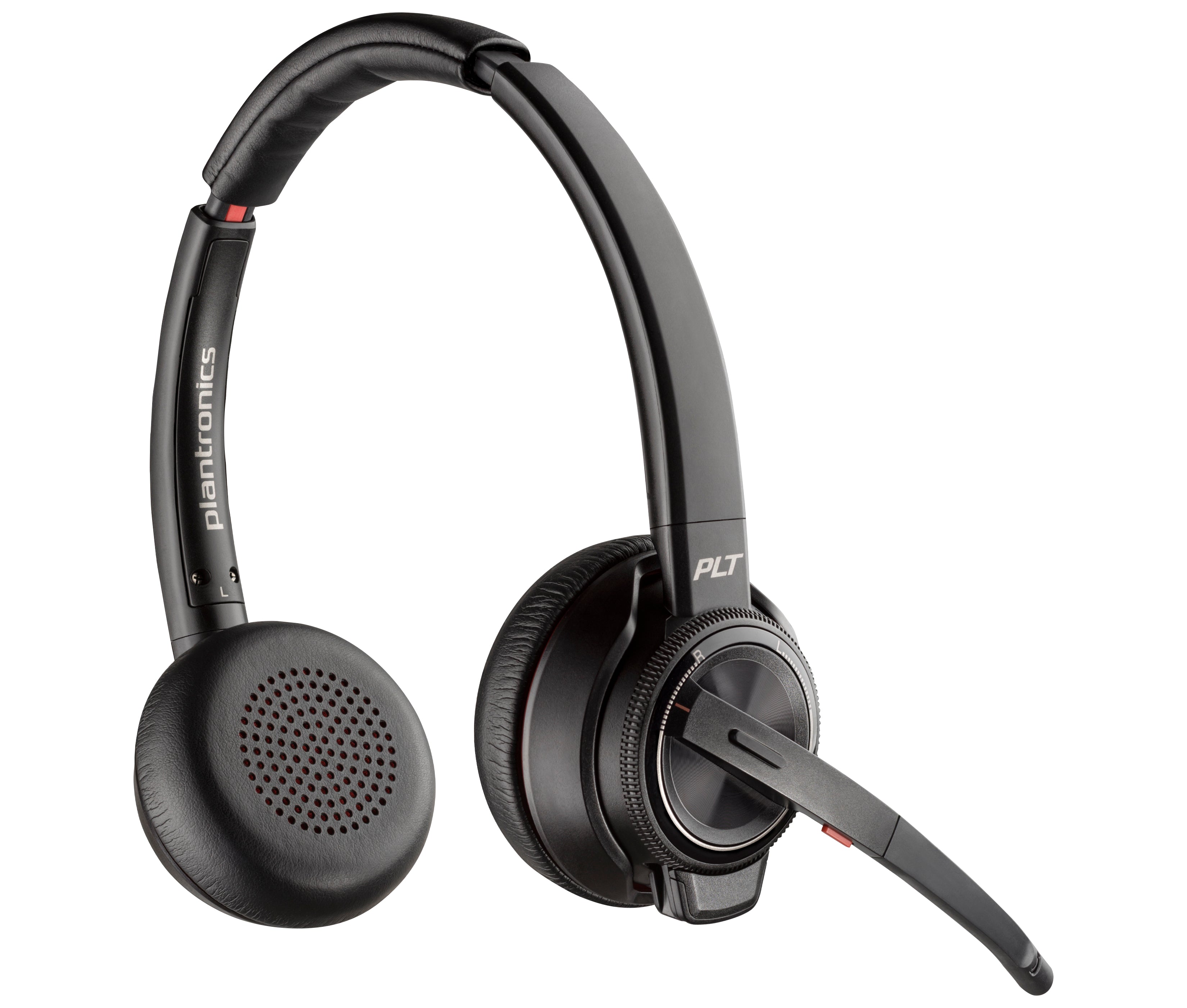 HP Poly Savi 8220 UC DECT 1920-1930 MHz USB-A Headset Sans fil Arceau Bureau/Centre d'appels Bluetooth Socle de chargement Noir - Image 3