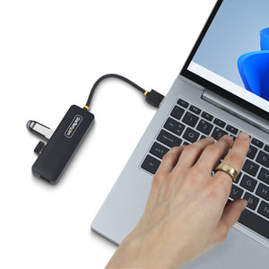 StarTech.com H5A4A-USB-HUB hub & concentrateur USB 3.2 Gen 1 (3.1 Gen 1) Type-A 5000 Mbit/s Noir - Image 9