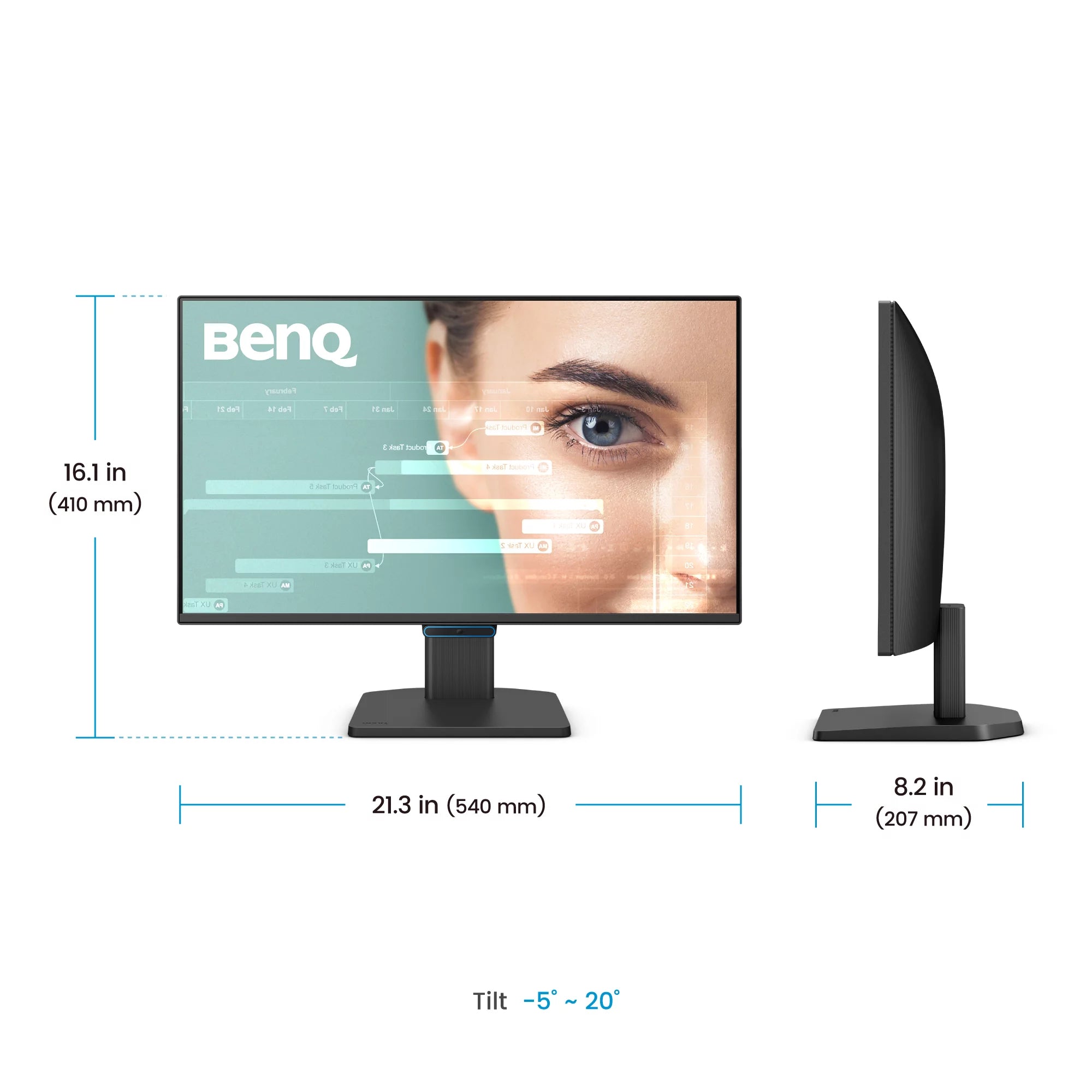 BENQ computer monitor 60,5 cm (23.8") 1920 x 1080 pixels Full HD Black (GW2490C) - Cartouches Certifiees