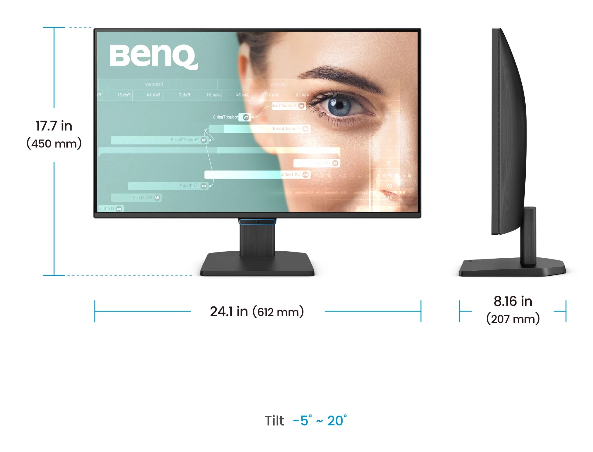 BENQ computer monitor 68,6 cm (27") 1920 x 1080 pixels Full HD LCD Black (GW2790C) - Cartouches Certifiees