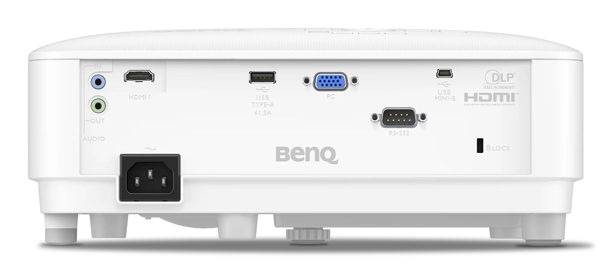 BENQ data projector Standard throw projector 4000 ANSI lumens DLP WXGA (1280x800) 3D White (MW560C) - Cartouches Certifiees