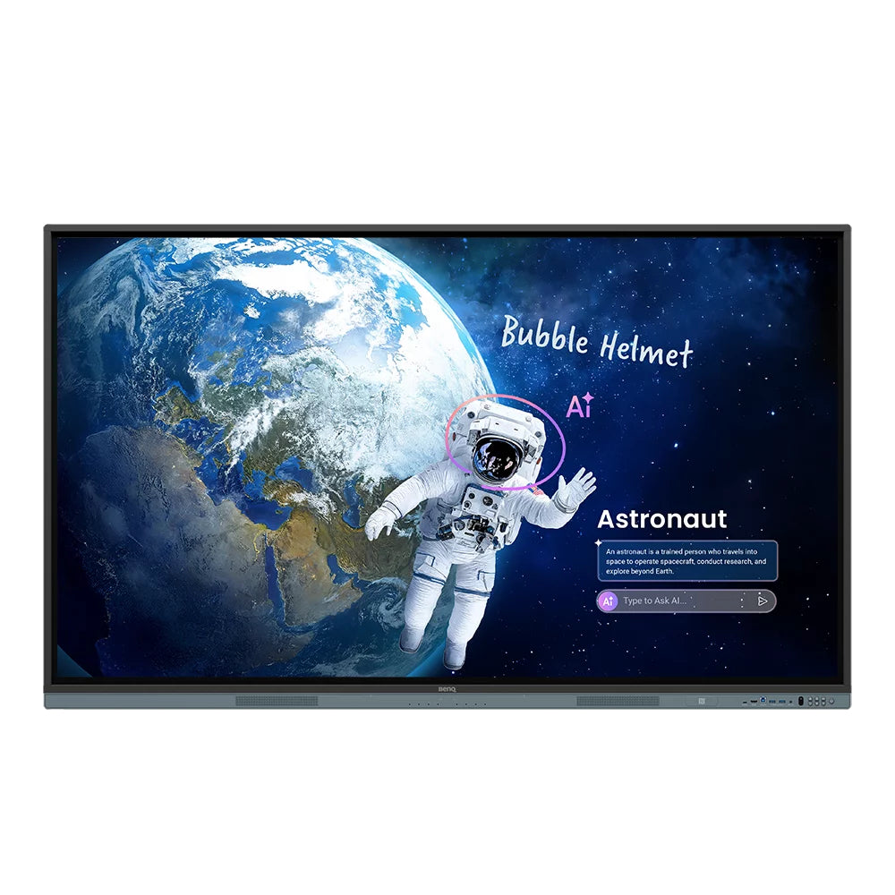 BENQ interactive whiteboard 190,5 cm (75") 3840 x 2160 pixels Touchscreen Black (RM8605) - Cartouches Certifiees