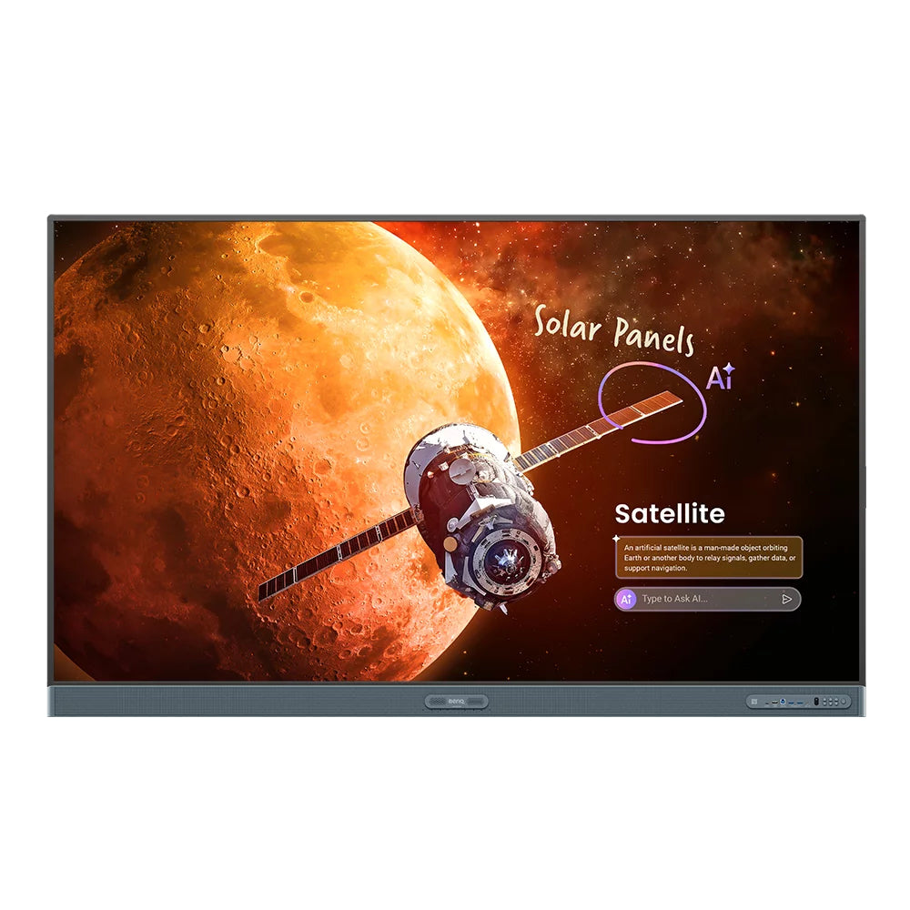 BENQ interactive whiteboard 2,18 m (86") 3840 x 2160 pixels Touchscreen Black HDMI (RP8605) - Cartouches Certifiees