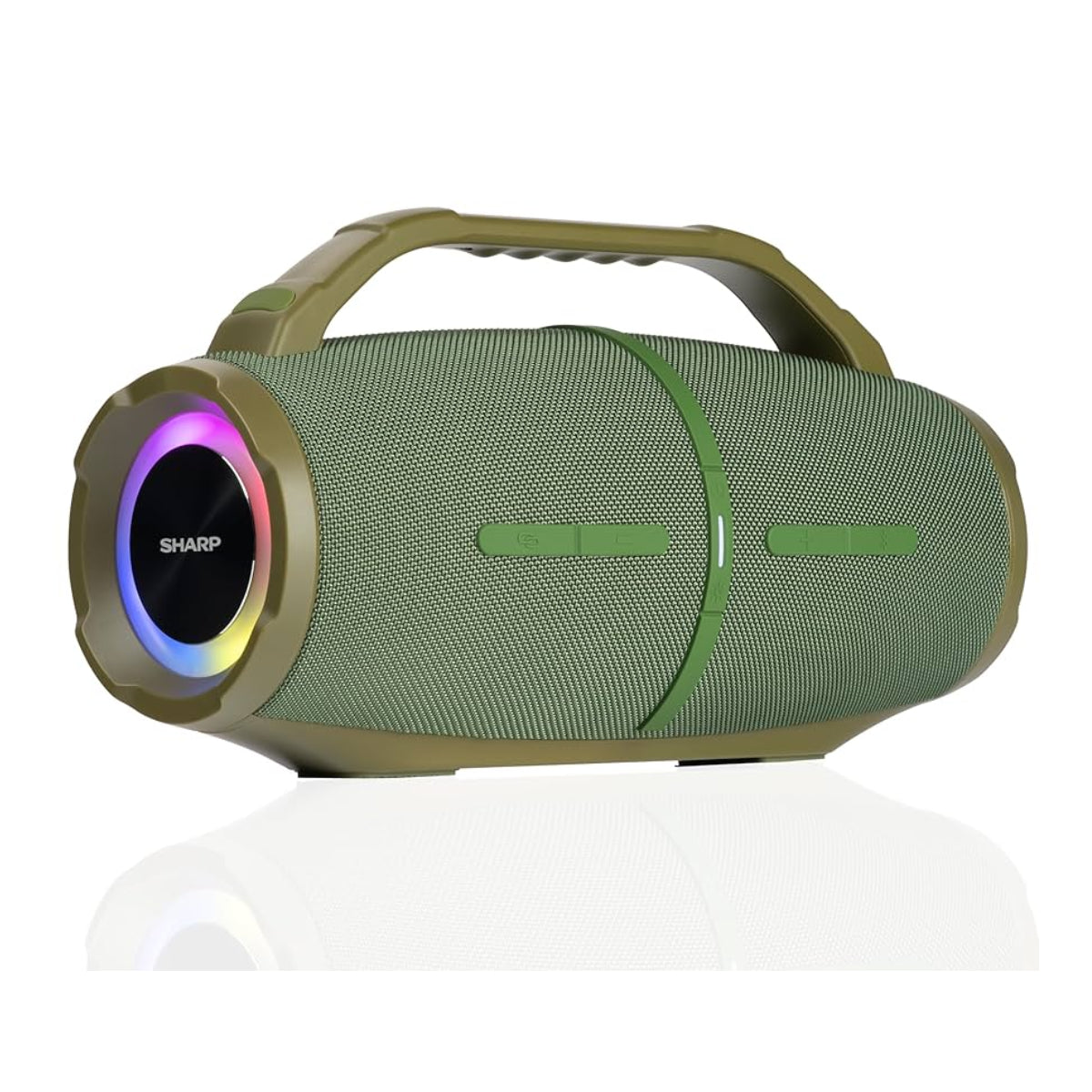 Talk Machine Green Boombox Type Bluetooth Speaker, Green (GX-BT490-GR)