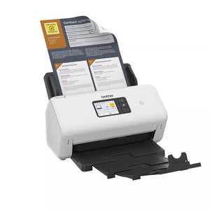 BROTHER ADS-3350W Wireless High-Speed Desktop Scanner (ADS3350W) - Cartouches Certifiees