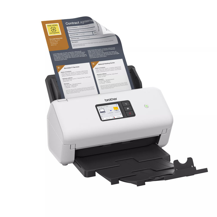 BROTHER ADS-3350W Wireless High-Speed Desktop Scanner (ADS3350W) - Cartouches Certifiees