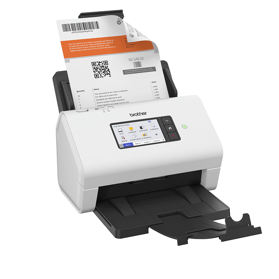 BROTHER ADS-4900W Professional Desktop Scanner for Busy Workgroups (ADS4900W) - Cartouches Certifiees