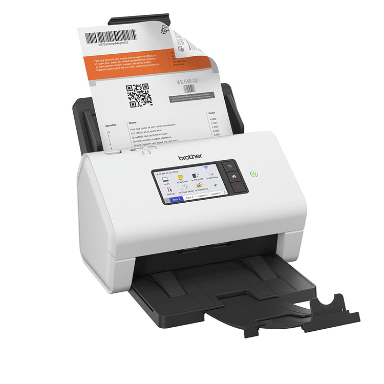 BROTHER ADS-4900W Professional Desktop Scanner for Busy Workgroups (ADS4900W) - Cartouches Certifiees