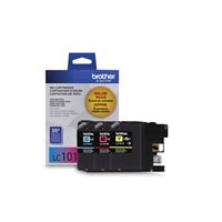 BROTHER LC101CL (LC1013PKS) Color 3-Pack Original Inkjet Cartridge - Cartouches Certifiees