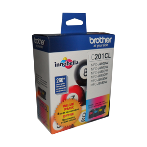 BROTHER LC2013PKS Color 3-Pack Original Inkjet Cartridge - Cartouches Certifiees
