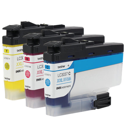 BROTHER LC30373PKS Color 3-Pack Original Inkjet Cartridge - Cartouches Certifiees
