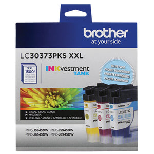 BROTHER LC30373PKS Color 3-Pack Original Inkjet Cartridge - Cartouches Certifiees