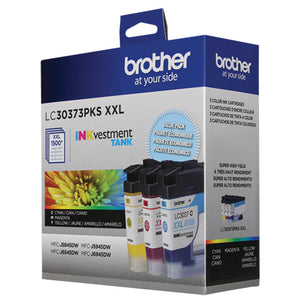 BROTHER LC30373PKS Color 3-Pack Original Inkjet Cartridge - Cartouches Certifiees