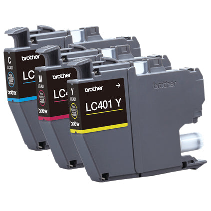 BROTHER LC4013PKS Color 3-Pack Original Inkjet Cartridge - Cartouches Certifiees