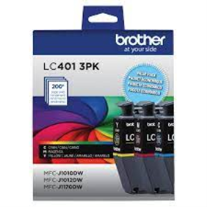 BROTHER LC4013PKS Color 3-Pack Original Inkjet Cartridge - Cartouches Certifiees
