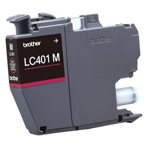 BROTHER LC401M Magenta Original Inkjet Cartridge - Cartouches Certifiees