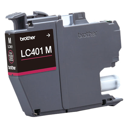 BROTHER LC401M Magenta Original Inkjet Cartridge - Cartouches Certifiees