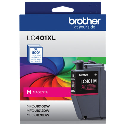 BROTHER LC401XLM Magenta Original Inkjet Cartridge - Cartouches Certifiees
