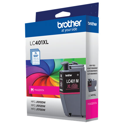 BROTHER LC401XLM Magenta Original Inkjet Cartridge - Cartouches Certifiees