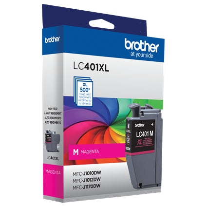 BROTHER LC401XLM Magenta Original Inkjet Cartridge - Cartouches Certifiees