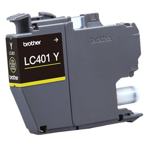 BROTHER LC401Y Yellow Original Inkjet Cartridge - Cartouches Certifiees