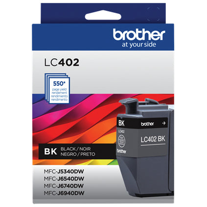 BROTHER LC402BKS Black Original Toner Cartridge - Cartouches Certifiees