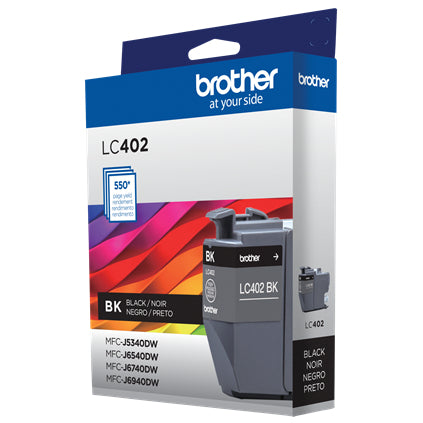 BROTHER LC402BKS Black Original Toner Cartridge - Cartouches Certifiees