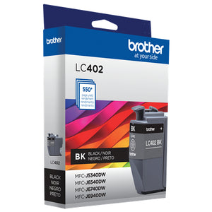 BROTHER LC402BKS Black Original Toner Cartridge - Cartouches Certifiees