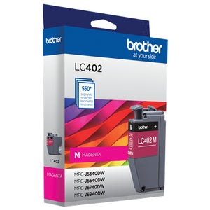 BROTHER LC402MS Magenta Original Toner Cartridge - Cartouches Certifiees