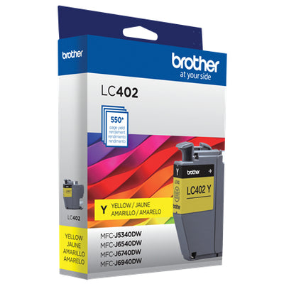 BROTHER LC402YS Yellow Original Toner Cartridge - Cartouches Certifiees