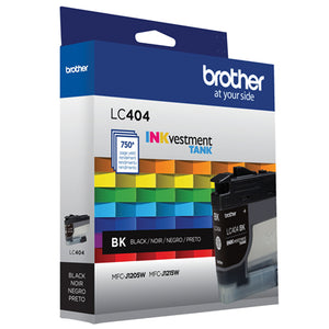 BROTHER LC404BKS Black Original Inkjet Cartridge - Cartouches Certifiees