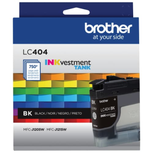 BROTHER LC404BKS Black Original Inkjet Cartridge - Cartouches Certifiees