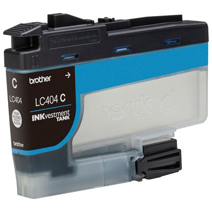 BROTHER LC404CS Cyan Original Inkjet Cartridge - Cartouches Certifiees