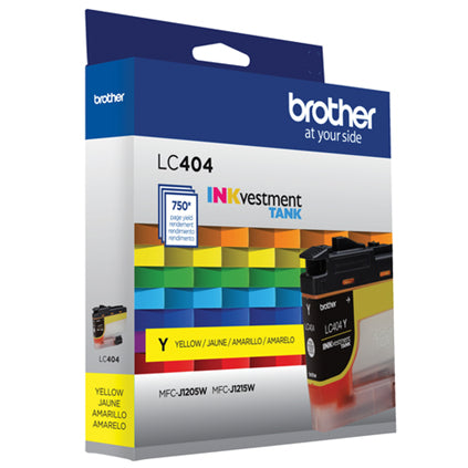 BROTHER LC404YS Yellow Original Inkjet Cartridge - Cartouches Certifiees