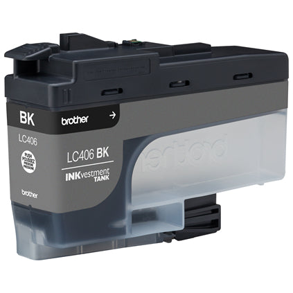 BROTHER LC406BKS Black Original Inkjet Cartridge - Cartouches Certifiees