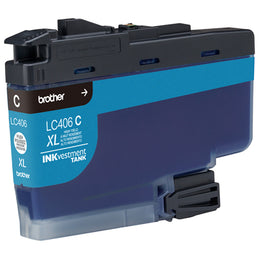BROTHER LC406XLCS Cyan Original Inkjet Cartridge - Cartouches Certifiees