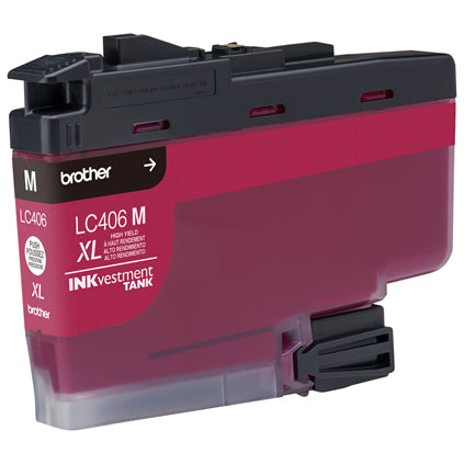 BROTHER LC406XLMS Magenta Original Inkjet Cartridge - Cartouches Certifiees
