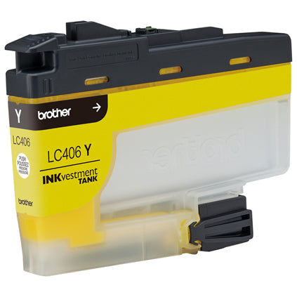 BROTHER LC406YS Yellow Original Inkjet Cartridge - Cartouches Certifiees