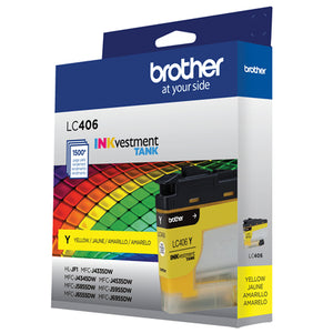 BROTHER LC406YS Yellow Original Inkjet Cartridge - Cartouches Certifiees