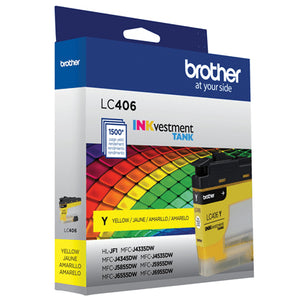 BROTHER LC406YS Yellow Original Inkjet Cartridge - Cartouches Certifiees