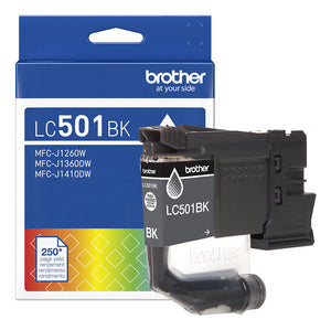 BROTHER LC501BKS Black Original Inkjet Cartridge - Cartouches Certifiees